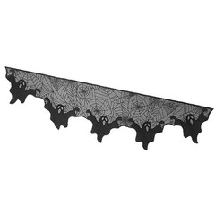 Spooky Tablecloth Halloween Party Table Decoration Mantel Scarf Cover Cobweb