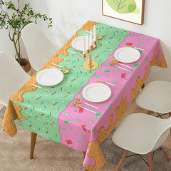 Ice Cream Party Decorations – Disposable Tablecloth for Ice Cream Birthday Party