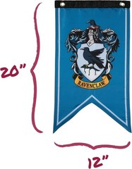Conquest Journals Harry Potter Wizarding House Banner Flag Set, Multi-colored