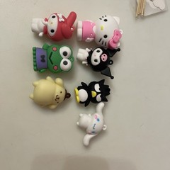 Anime Cake Topper Set, Hello Kitty, Kawaii Anime Figure, Party Theme Decorations