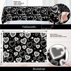 Y2K Party Decorations Set – 109 PCs with Backdrop, Tablecloth, Balloon Garland &