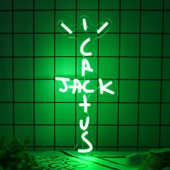 Cactus Jack Travis Scott LED Neon Sign Room Wall Decor for Man Cave