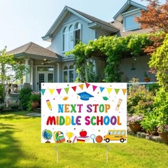 Celebrate with Style: 5th Grade Graduation Yard Sign – Next Stop Middle School!