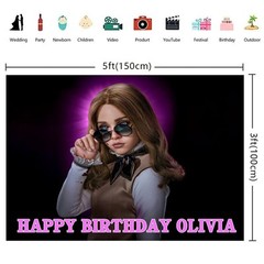 M3GAN 2 Personalised Custom Banner Backdrop Vinyl Party Supplies Birthday Gift