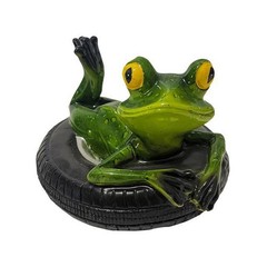 Floating Resin Frog Statue for Garden Pond Patio and Indoor Decoration