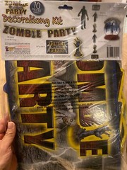Zombie Part Decorations Kit 10 pieces, Birthday, Halloween, holiday decorations