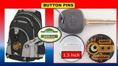 Ramadan Favors Ramadan Decoration Ramadan Button Pins Islamic Wall Decoration