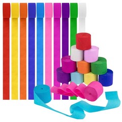 10 Rolls Crepe Paper Craft Streamers Hanging Rainbow Crepe Paper Streamers 10 Co