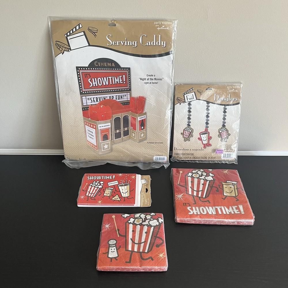 Hallmark Party Express Supplies Showtime Movie Cinema Hollywood Birthday