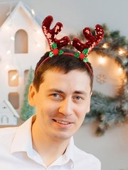 Diademas navideñas y accesorios para disfraces, recuerdos de fiesta