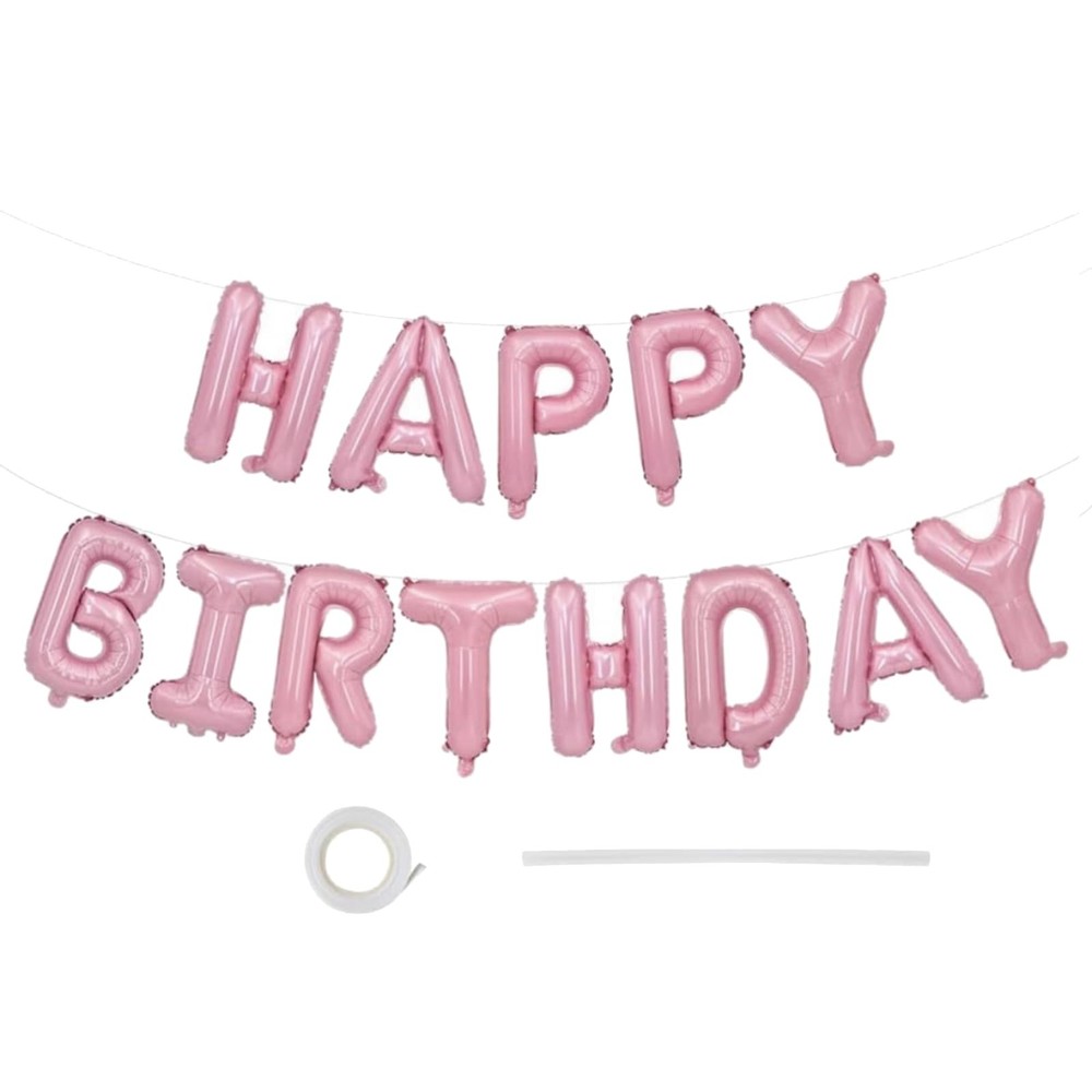 Happy Letter Balloon Banner,16inch Foil Letter Balloon for Wall Backdrop,Deco…