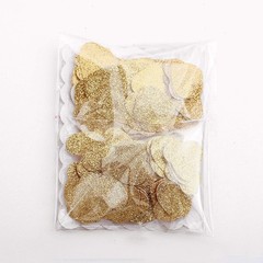 Gold Glitter Heart Confetti 200 PCS Wedding Bachelorette Table Scatter Decor