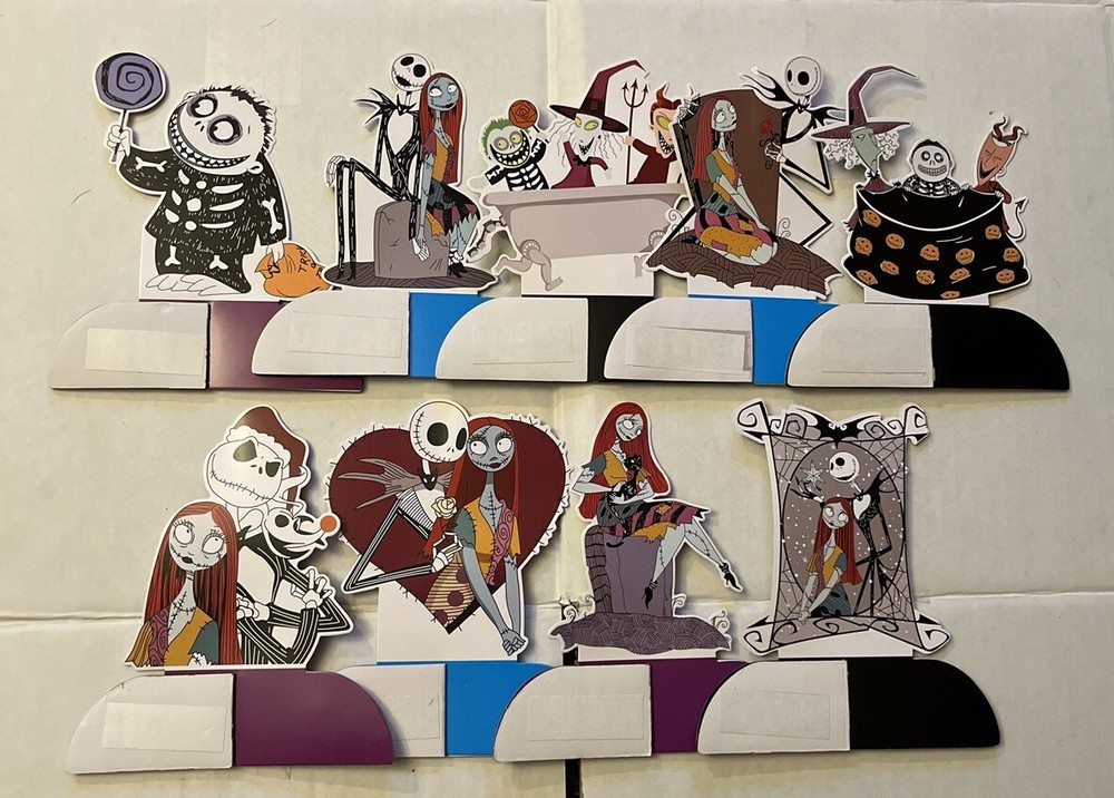 A Nightmare Before Christmas Honeycomb Tabletop Decorations – 9 Table Toppers