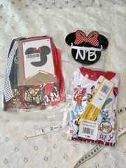 Mickey Mouse Minnie Mouse Girl 1st Birthday Party Decor + Birthday Jammies Pjs