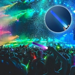 Glow Sticks Bulk, 25 Pcs LED Light Up Glow Sticks with 10 Modes
