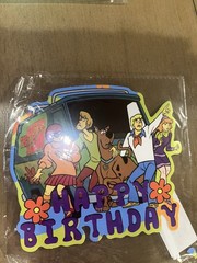 Scooby Doo party Decorations. Includes banner, Cake Topper, Invitations, Decor