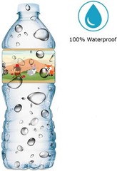 20 Forest Animals Water Bottle Labels Woodland Animals Waterproof Glossy Labels