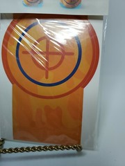 Target Labels for Bottles Party Goods-24ct. 12 Orange 12 Blue