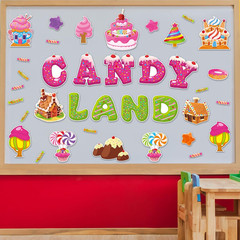 Candy World Cutouts Candy Classroom Bulletin Board Decorations Candy World Ice C