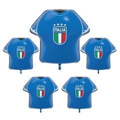 National Footbal Team Foil Balloons, Soccer Jersey Shape, 20″ x 20″, Pack of …