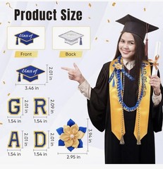 4 Piece Graduation Gift Set – Blue & Gold