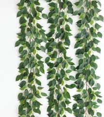 Mizii 3 Packs Artificial Vines Garland 78» Fake Ficus Vine Greenery Garland