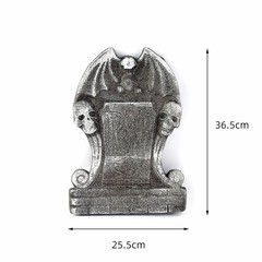4 x Tombstones 36cm Gravestone Halloween Decoration Graveyard Polystyrene Prop