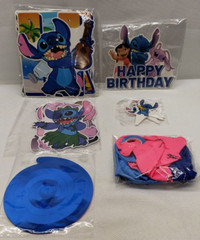 Lilo And Stitch Party Decor Supplies Banner Balloons Toppers & Hanging Swirls