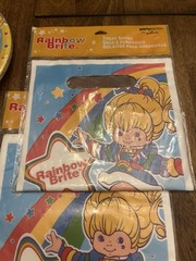 Rainbow Brite Birthday Party Supplies Original 80’s Art Design Table Cloth Decor