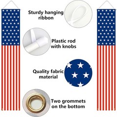 Weather-Resistant Patriotic Flag Banners for Veterans and Independence Day