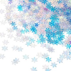 2000Pcs/50g Christmas Snowflakes Confetti, Glitter Twinkles Metallic Snowflak…