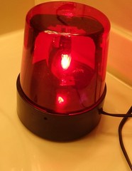 7” Rotating Police Party Light Red Flashing Beacon Novelty #1739 Spencer Red