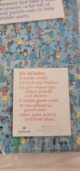 2 Where’s Waldo Party Pack Hallmark Vintage 1991 Birthday Mask, Game, Awards Etc
