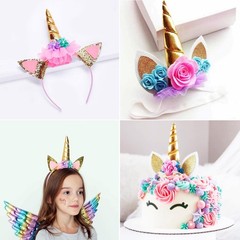 Unicorn Birthday Decorations for Girls – Party Supplies with Plates, Napkins,