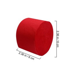 9Pcs Crepe Paper Rolls Assorted Colors Party Streamers Decoration Paper