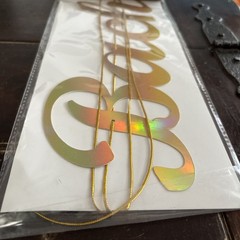 details & Accessories Foil Letters Banner Bachelorette
