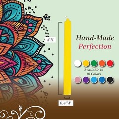 Spell Candles (40 Candles) – One Shipping Charge! Set of 40, Multicolor