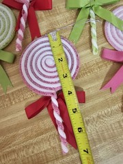 8 Faux Lollipop Party Props Candyland Birthday Xmas Wreath Sweet One Decor Xlg