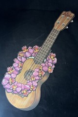 Beistle Co. Hawaiian Lei Guitar Die Cut Decor Luau Vintage 1979 21”