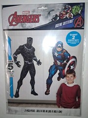 Marvel Avengers Birthday Party Scene Setters Captain America Black Panther NEW