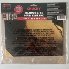 Child’s Play Chucky Window Silhouettes Door Covers Halloween Horror Scene Amscan