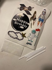 22 Pc Astronaut Cake Topper Set Space Theme Spaceman Birthday Party Decor