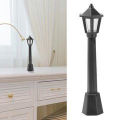 3 Pcs Miniature Scenery Layout Dollhouse Lamp Garden Accessories