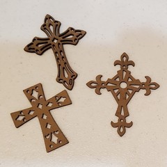 laser cut table scatter decor – 37 pc – Love, Family, Crosses, Hearts, Flowers