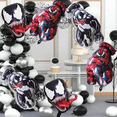 6 venom foil balloon party happy birthday supplies decoration theme spiderman