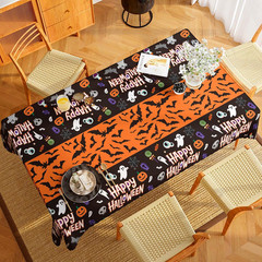 Halloween Decorations – 2 Pack Plastic Tablecloth for Halloween Party Decoration