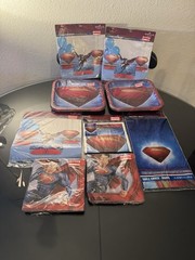 Superman Birthday Party Supplies Decoration Plates Napkins Table Cover Favor Bag