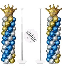 Sturdy 7ft Balloon Tower Pillar Kit – Reusable & Easy to Assemble, Set of 2