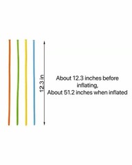 200 PCS Latex Twisting 260Q Magic Balloons – Assorted Color Long for Animal S…
