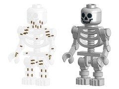 Large Mega Skeleton Halloween Decoration LEGO-Inspired Spooky Display Party